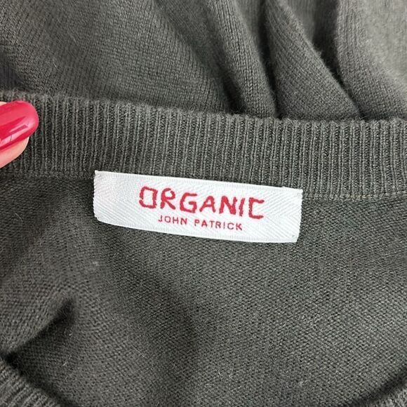 John Patric Organic Wool Cashmere Blend Hi-Low Hem Pullover Sweater Size XS - Picture 6 of 9